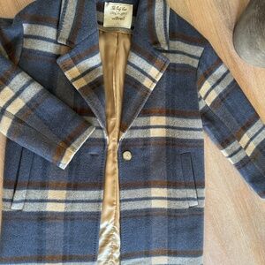 Wilfred 'The Only Coat' Blue Plaid